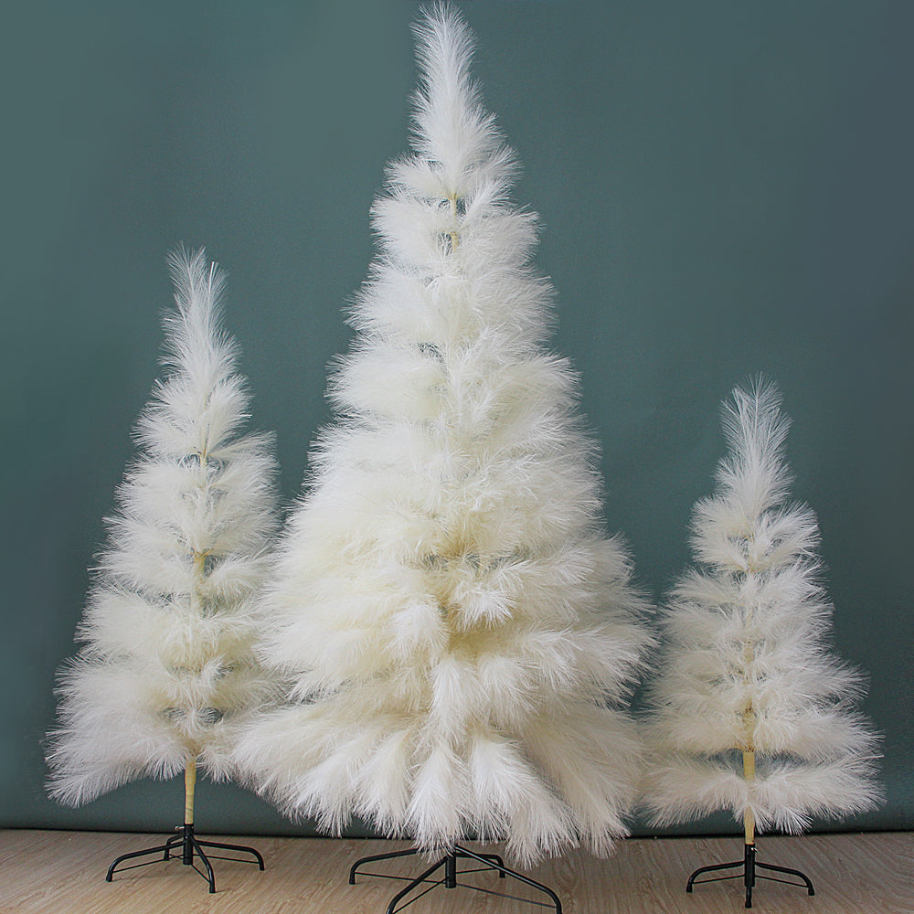 Original Design Pampas Tree 7-ft Fluffy Large Artificial Pampas Grass Tree Festival Wedding Christmas Decorations