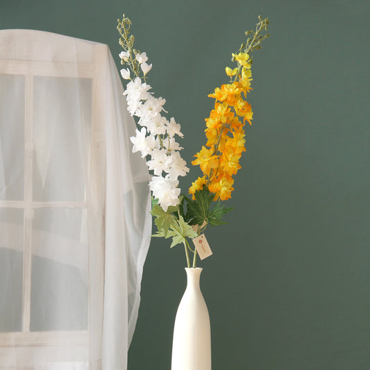 New Products Large Artificial Larkspur Wedding Flowers Arrangements Home Party Garden Decor