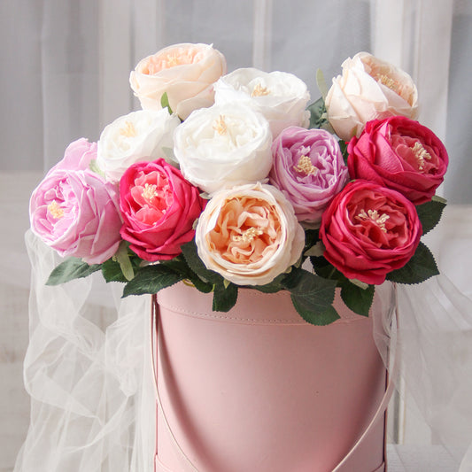 High Quality Custom Real Touch Roses Beautiful Colorful Artificial Flower For Wedding Valentine's Day Christmas Graduation