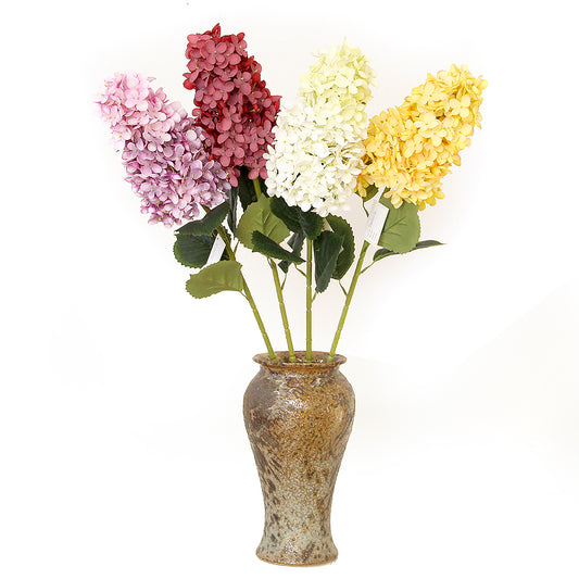 2024 New Arrivals Artificial Hydrangea Flowers 80cm Hydrangea Paniculata Decor Flowers For Home Hotel Cafe Decoration