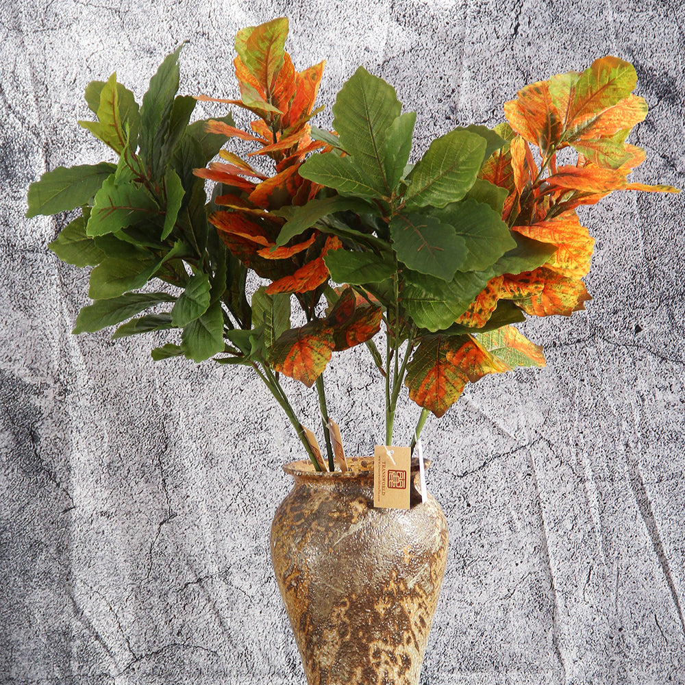 2024 New Products 34.25INCH Eucalyptus Leaf Dense Artificial Leaves High Simulation Leaves For Table Aisle Backdrop Decoration
