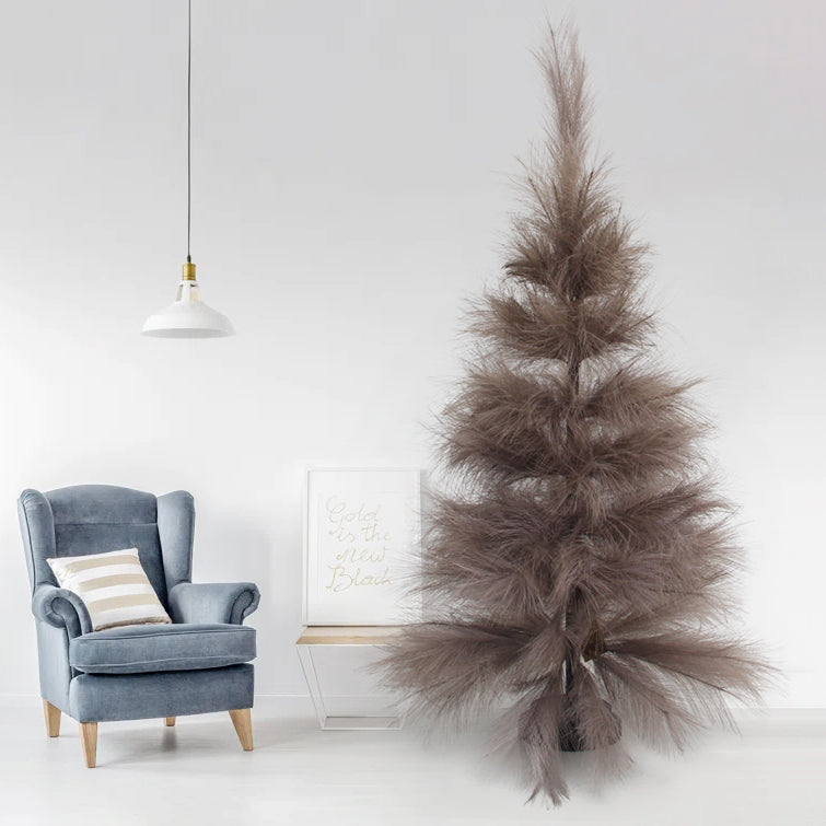 Original Design 100cm Indoor Artificial Tree Pampas Grass Decorative Trees For Festival Wedding Christmas Decoration