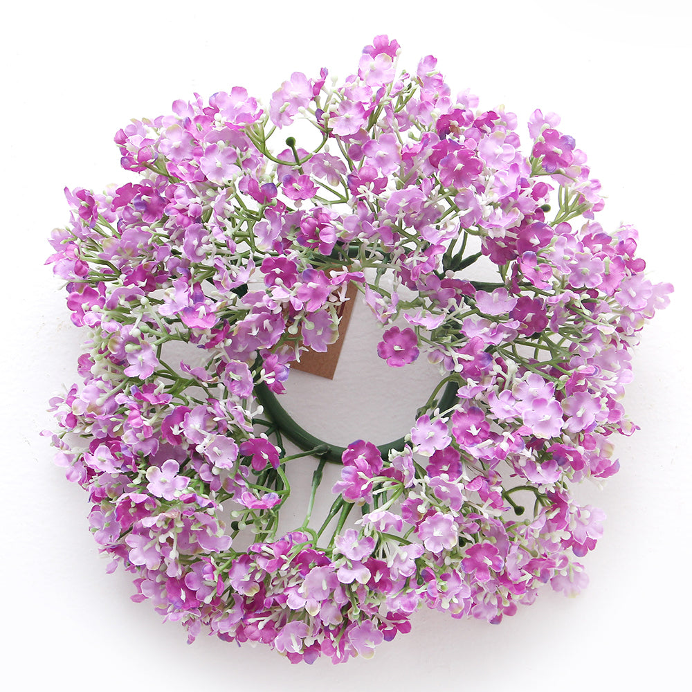 Beautiful Colorful Artificial Wreath Customized Wreath Supplies Wholesale Eco-friendly Materials Wreaths for Home Decoration