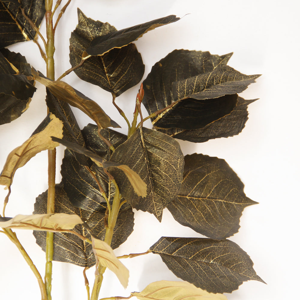 2024 34.25INCH Hydrangea Leaf Dense Artificial Leaves High Simulation Leaves For Table Aisle Backdrop Decoration