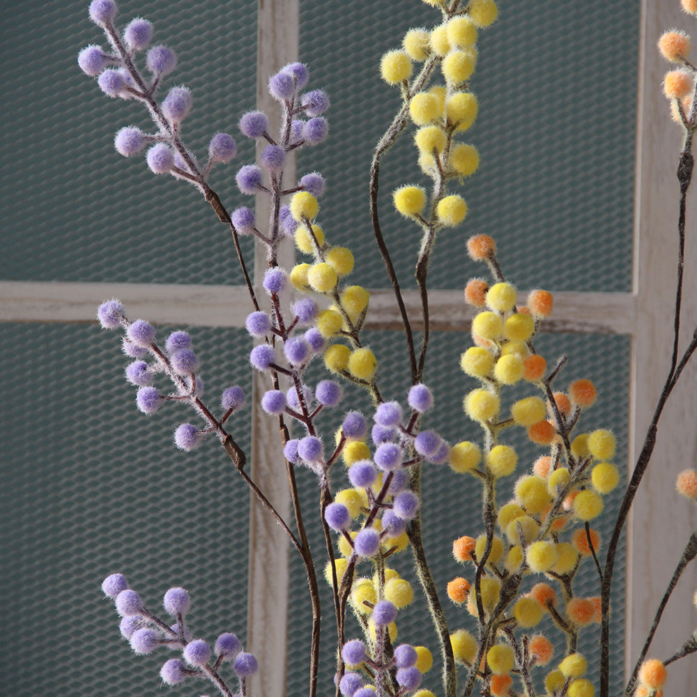 Wholesale New Product Spring Artificial Flower Spray Decor Flowers Spray For Wedding Party Home Store Decoration