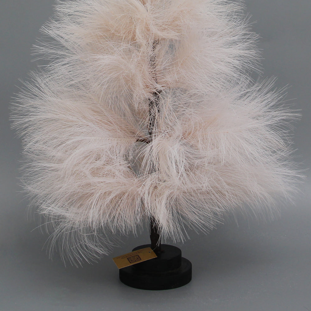 2-Foot Artificial Mini Christmas Tree Fluffy and Dense Pampas Christmas Tree Table Top Christmas Tree Festival Decoration