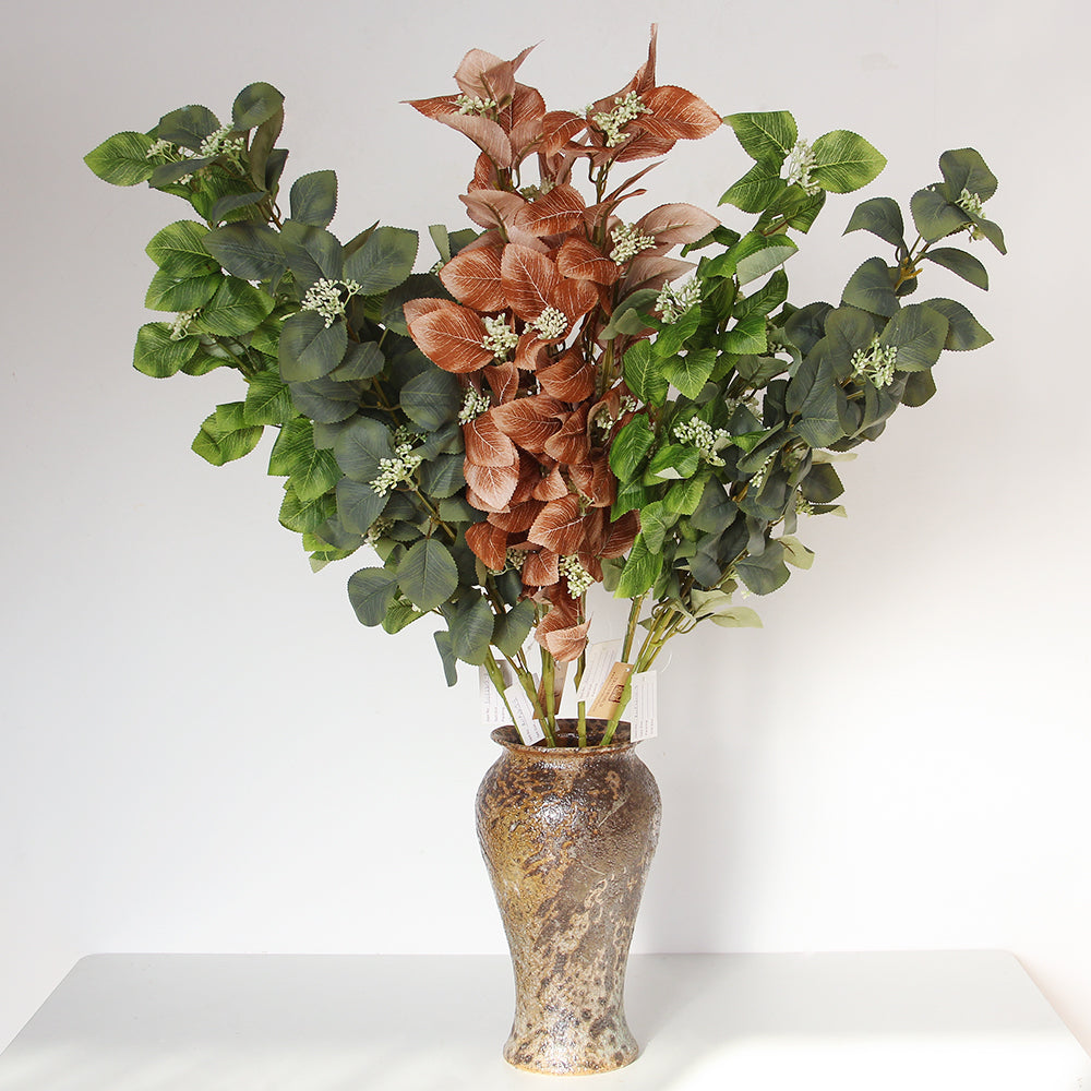 Unique Design Wholesale Artificial Leaves High Quality 34.25INCH Artificial Branch Large Plant Leaf For Daily Decoration