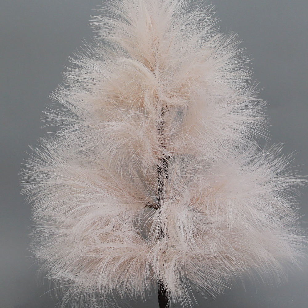 2-Foot Artificial Mini Christmas Tree Fluffy and Dense Pampas Christmas Tree Table Top Christmas Tree Festival Decoration