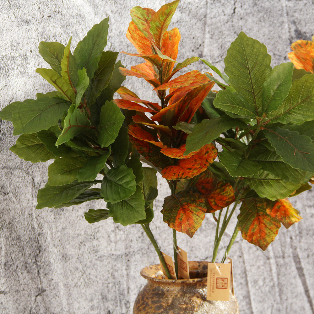 2024 New Products 34.25INCH Eucalyptus Leaf Dense Artificial Leaves High Simulation Leaves For Table Aisle Backdrop Decoration