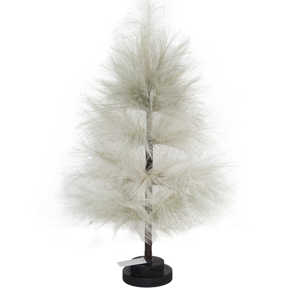 Original Design Small Christmas Tree Handmade Pampas Grass Tree Mini Christmas Tree Table Decorate
