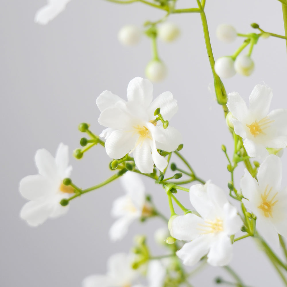 Factory Wholesale Artificial Silk Flower Arrangements for Spring Summer Floral Sprig Decorative Wedding Home Graduation Stem