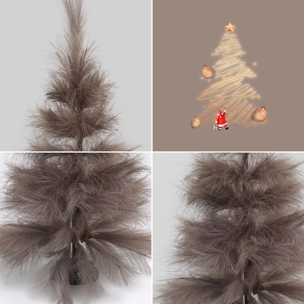 Original Design 100cm Indoor Artificial Tree Pampas Grass Decorative Trees For Festival Wedding Christmas Decoration