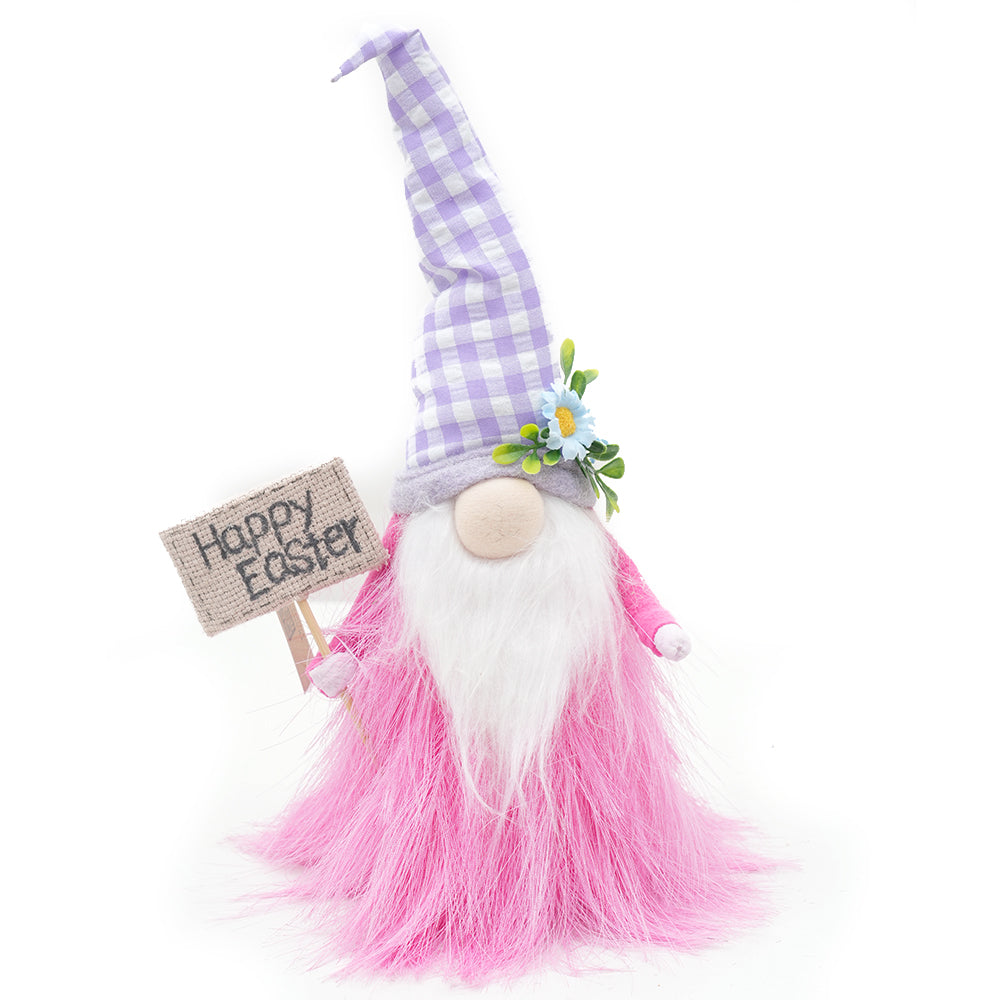 New Style Easter Gnomes Spring Summer Color Gnomes Handmade Cloth Elf Plush Ornaments For Holiday Everyday Home Decoration
