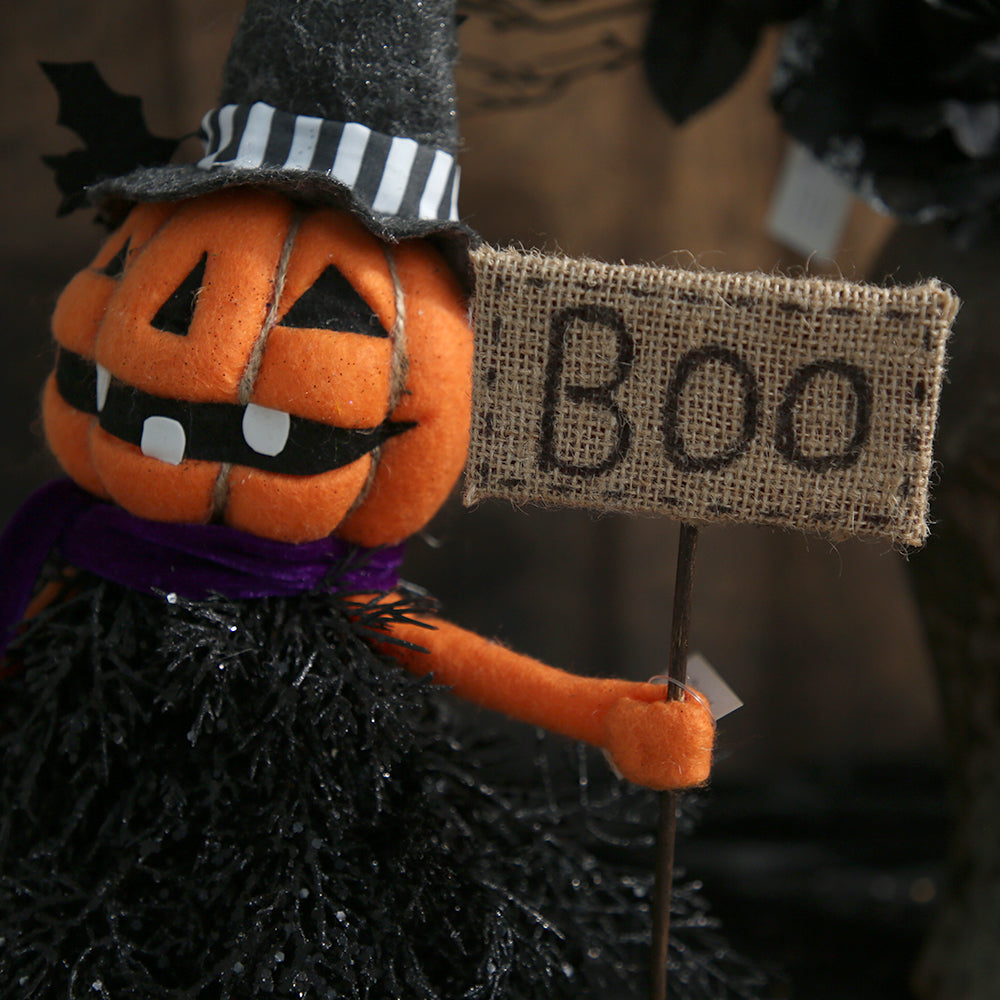 Funny Halloween Decoration Pumpkin Ghost Witch Scary Halloween Plush Doll Halloween Accessories For Halloween Party Supplies