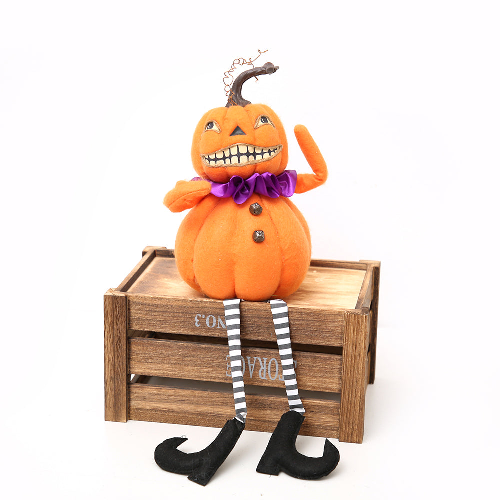 High Quality Halloween Decoration Halloween Pumpkin Ghost Dolls Long-legged Gnomes For Halloween Home Decor