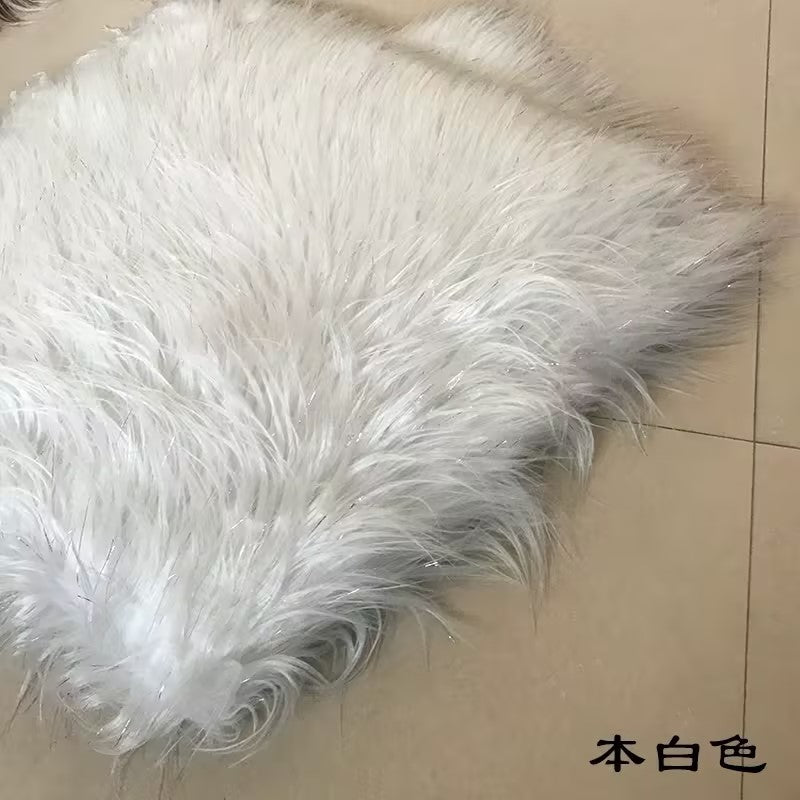2024 Bright Silk Plush Desktop Decor Cloth Handmade Fabric Counter Cloth Display Cloth For Home Desktop Decoration