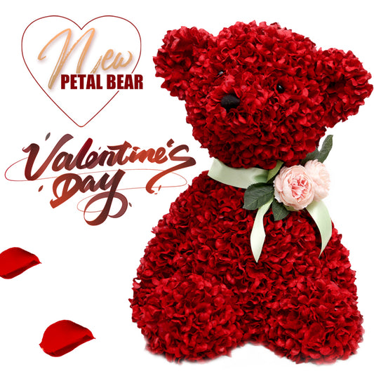 Original Design Aritificial Flower Bears 55cm Big Size High Quality Rose Teddy Bear Must-have Gifts Daily Home Decor