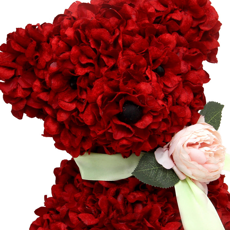 High Quality 12INCH Artificial Rose Bear Original Design Petaled Bear Birthday Present Flower Teddy Bear Home Decor Etc.