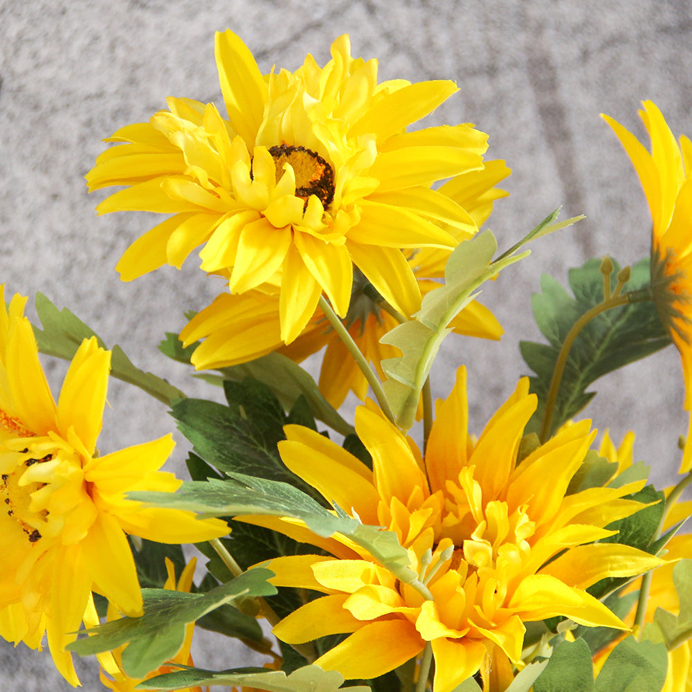 Wholesale Artificial Flower Artificial Silk African Chrysanthemum Flower For Wedding Home Party Decoration