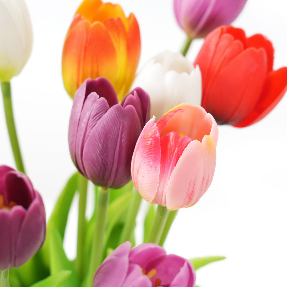 Great Price Artificial Silicon Tulip Flowers Real Touch Flowers for Wedding Table Centerpieces Decoration Floral Arrangement