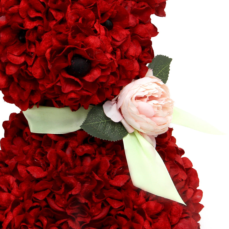 High Quality 12INCH Artificial Rose Bear Original Design Petaled Bear Birthday Present Flower Teddy Bear Home Decor Etc.