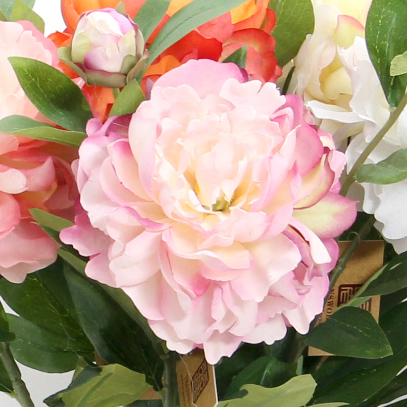 High Quality Artificial Peony Silk Flowers French Vintage Style Artificial Flower Wedding Flowers Arrangements Wholesale