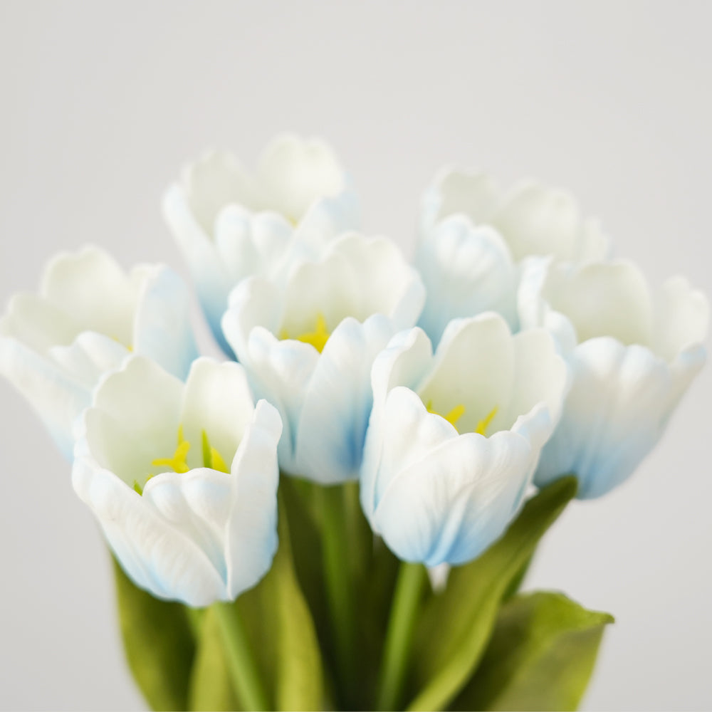 Wholesale Tulips 7head PU Materials Artificial Flower Silicon Tulips Decoration Flowers For Daily Home Decor or Holiday Decor