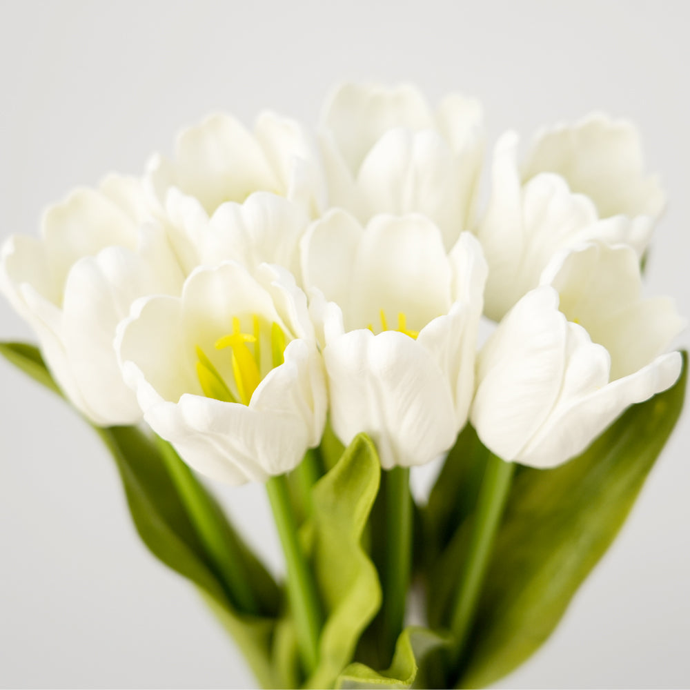Wholesale Tulips 7head PU Materials Artificial Flower Silicon Tulips Decoration Flowers For Daily Home Decor or Holiday Decor