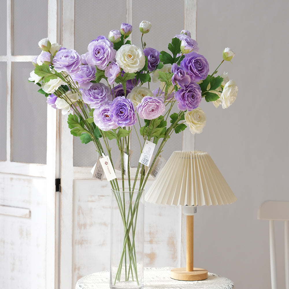 Romantic Artificial Rose Long Life Artificial Flower Wedding Flower Decoration For Restaurant Hotel Cafe Wedding Event