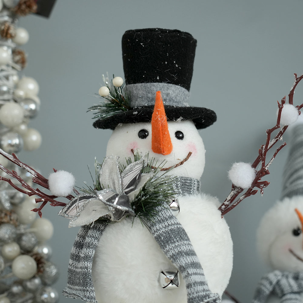 Popular Customized White Christmas Snowman Decor Christmas Gifts Snowman Ornament For Christmas Decorations