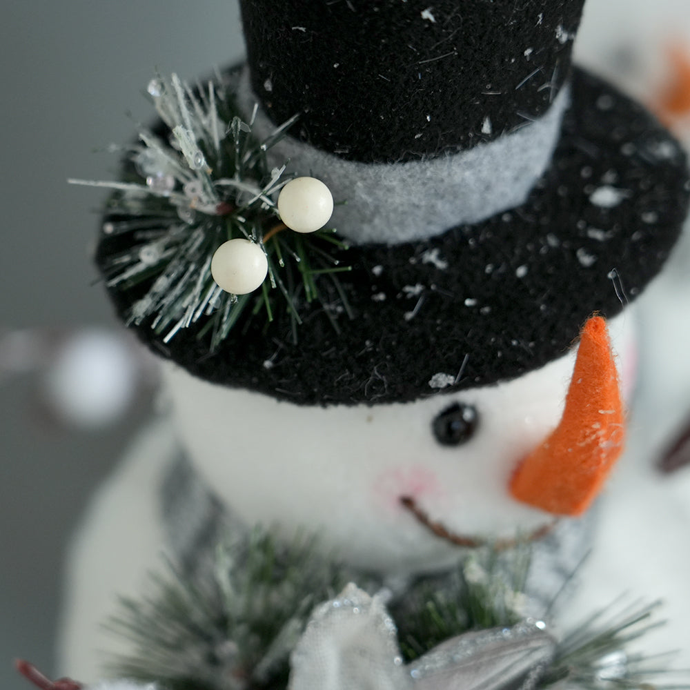 Popular Customized White Christmas Snowman Decor Christmas Gifts Snowman Ornament For Christmas Decorations