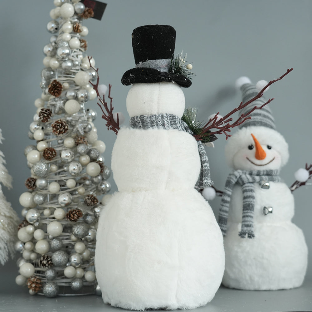 Popular Customized White Christmas Snowman Decor Christmas Gifts Snowman Ornament For Christmas Decorations
