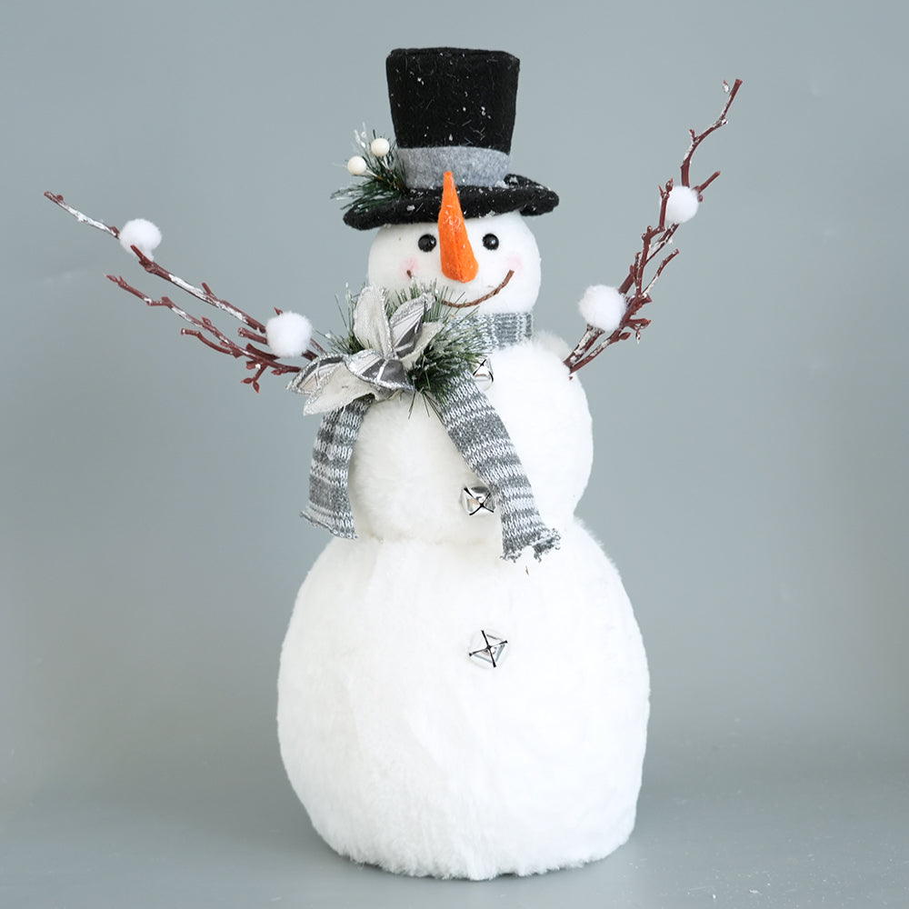 Popular Customized White Christmas Snowman Decor Christmas Gifts Snowman Ornament For Christmas Decorations