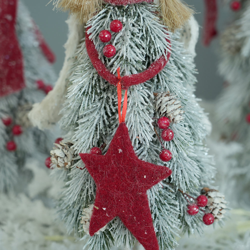 Christmas Decorations Faceless Angel Ornaments White Wings Angel Dolls For Festival New Year Christmas Gift