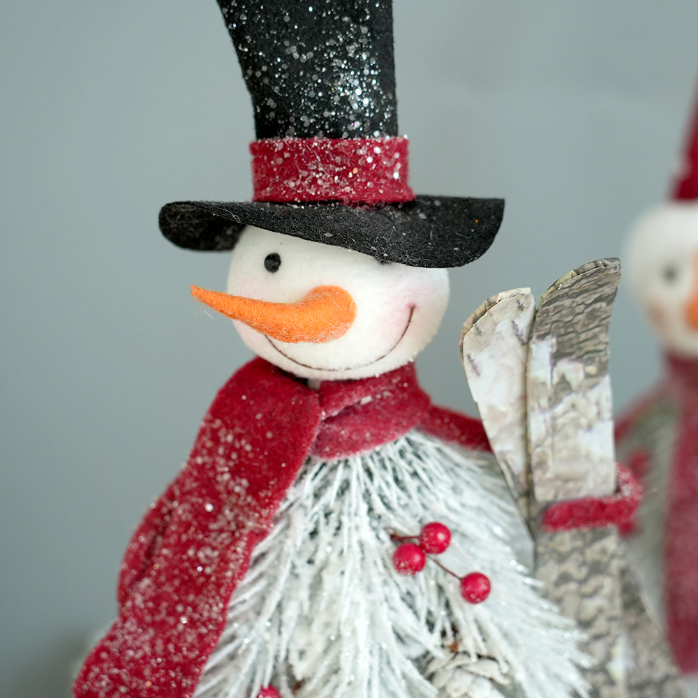 High Quality Christmas Snowman Decor Christmas Gifts Tree Shape Snowman Head For Christmas Decorations