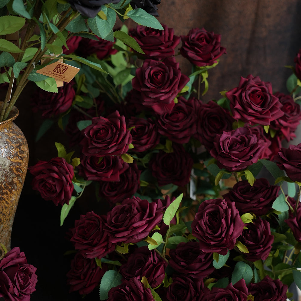 Cheap Price Wholesale Artificial Rose Flowers Silk Artificial Flowers Decorative Flowers For Valentine's Gift Home Wedding Decor