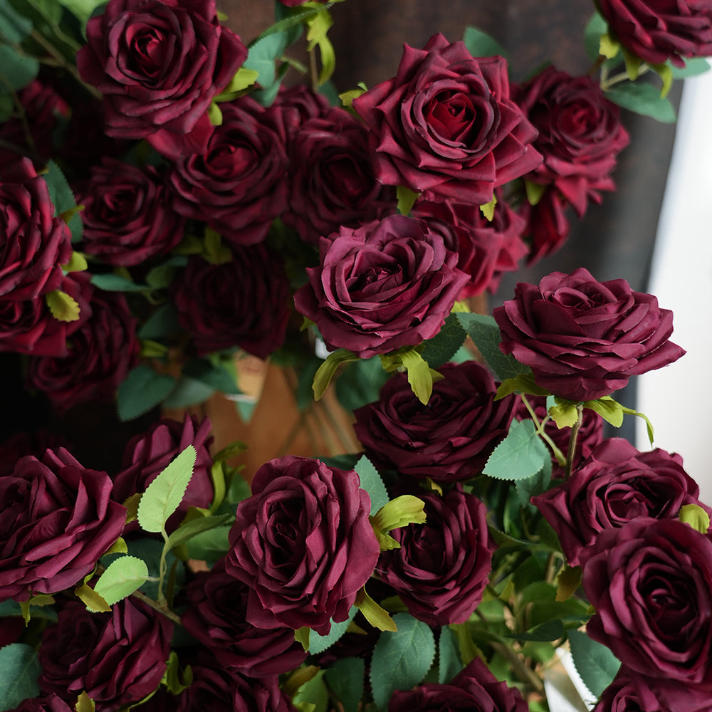 Cheap Price Wholesale Artificial Rose Flowers Silk Artificial Flowers Decorative Flowers For Valentine's Gift Home Wedding Decor