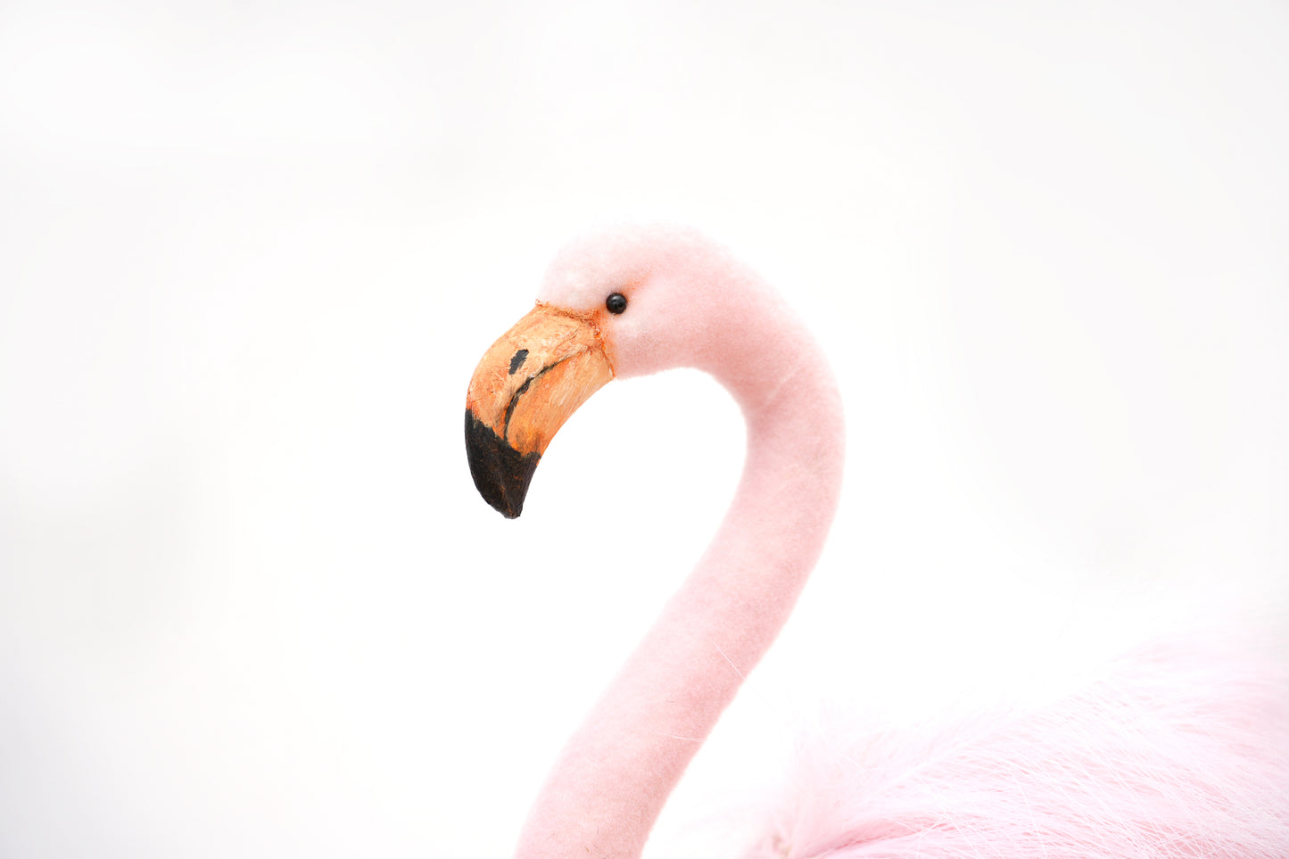 Transworld Design Artificial Flamingo Decor Pink Handmade Longleg Flamingo Home Decor Artificial Animal For Party Decorations