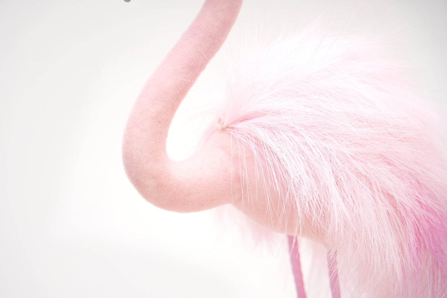 Transworld Design Artificial Flamingo Decor Pink Handmade Longleg Flamingo Home Decor Artificial Animal For Party Decorations