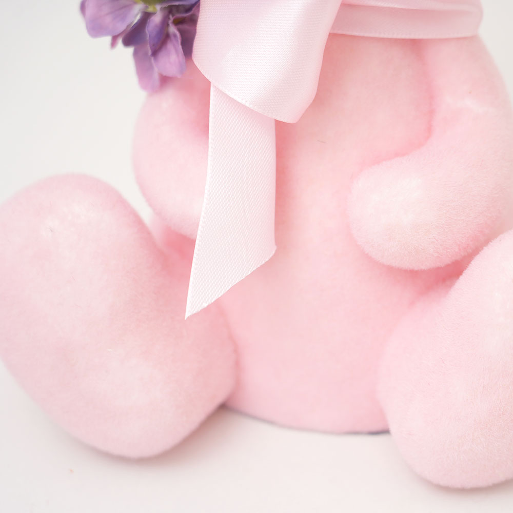 Customized Sizes Easter Bunny Creative Design Pink Sitting Easter Rabbit Decoration for Home Party Easter Decoration