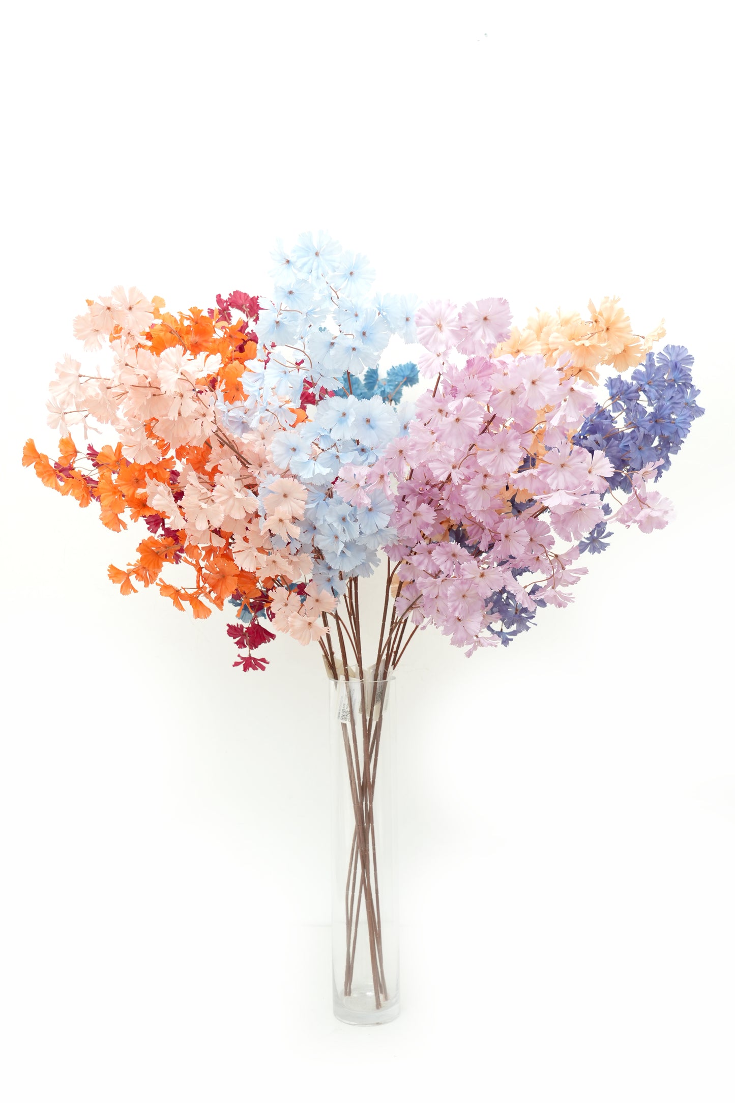 Wholesale Artificial Flower Long Floral Spray Artificial Plants and Flowers Arrangement for Home Wedding Decorations