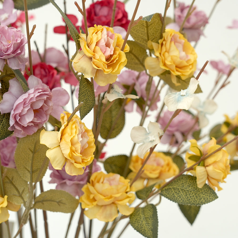 Transworld Roses Artificial Flower Single Spray Roses Decoration Flower For Home Wedding Decoration