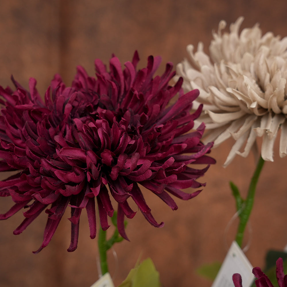Transworld Original Handmade Artificial Chrysanthemum Spring/Autumn Decorative Flowers For Home Decorations