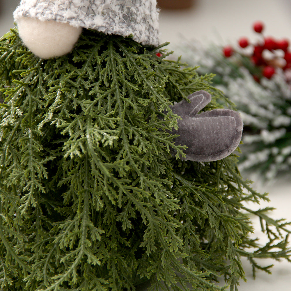 Factory Price White Fabric Handmade Christmas Gnomes for Home Christmas Decoration Supplier