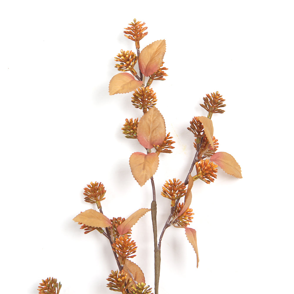 2023 Autumn Decoration 18INCH Artificial Flower Spray For Table Aisle Backdrop Stand Decoration