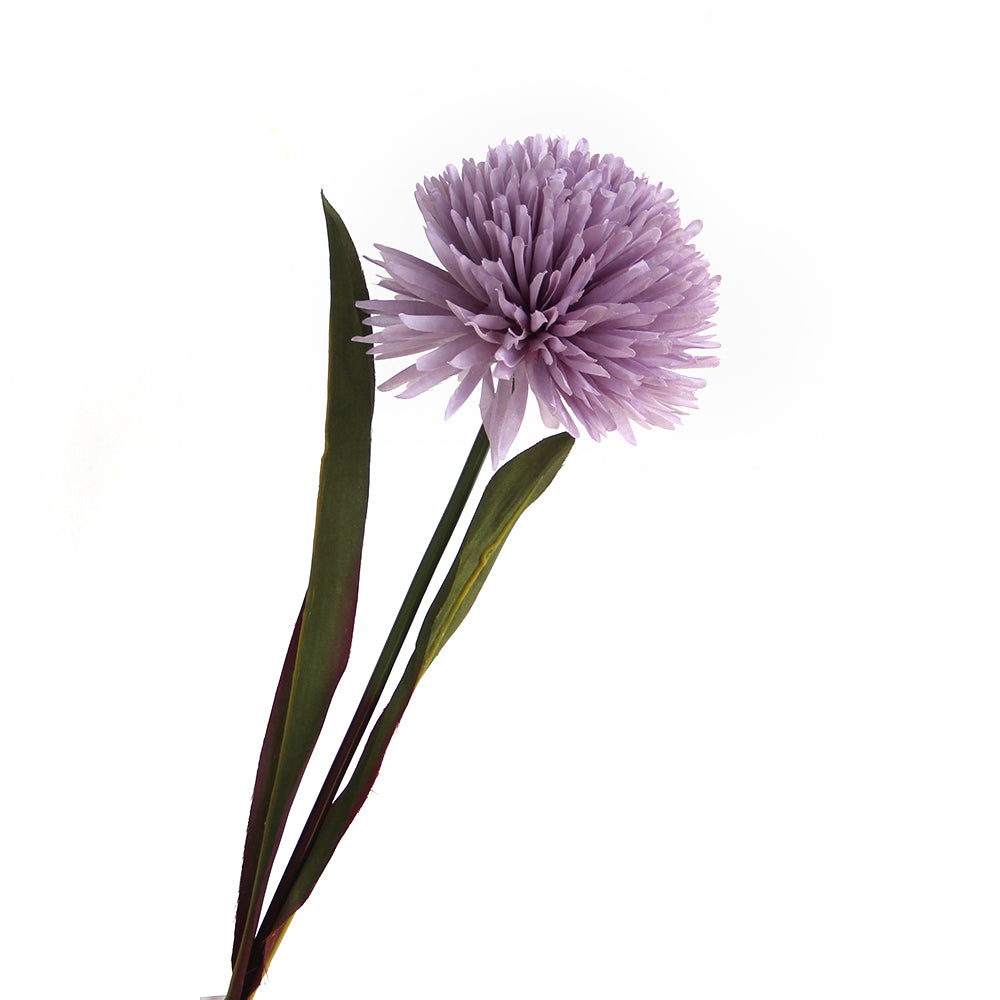Hot Sell Decorative Flower Artificial Flowers Ping Pong Chrysanthemum Allium Spray Home Decoration