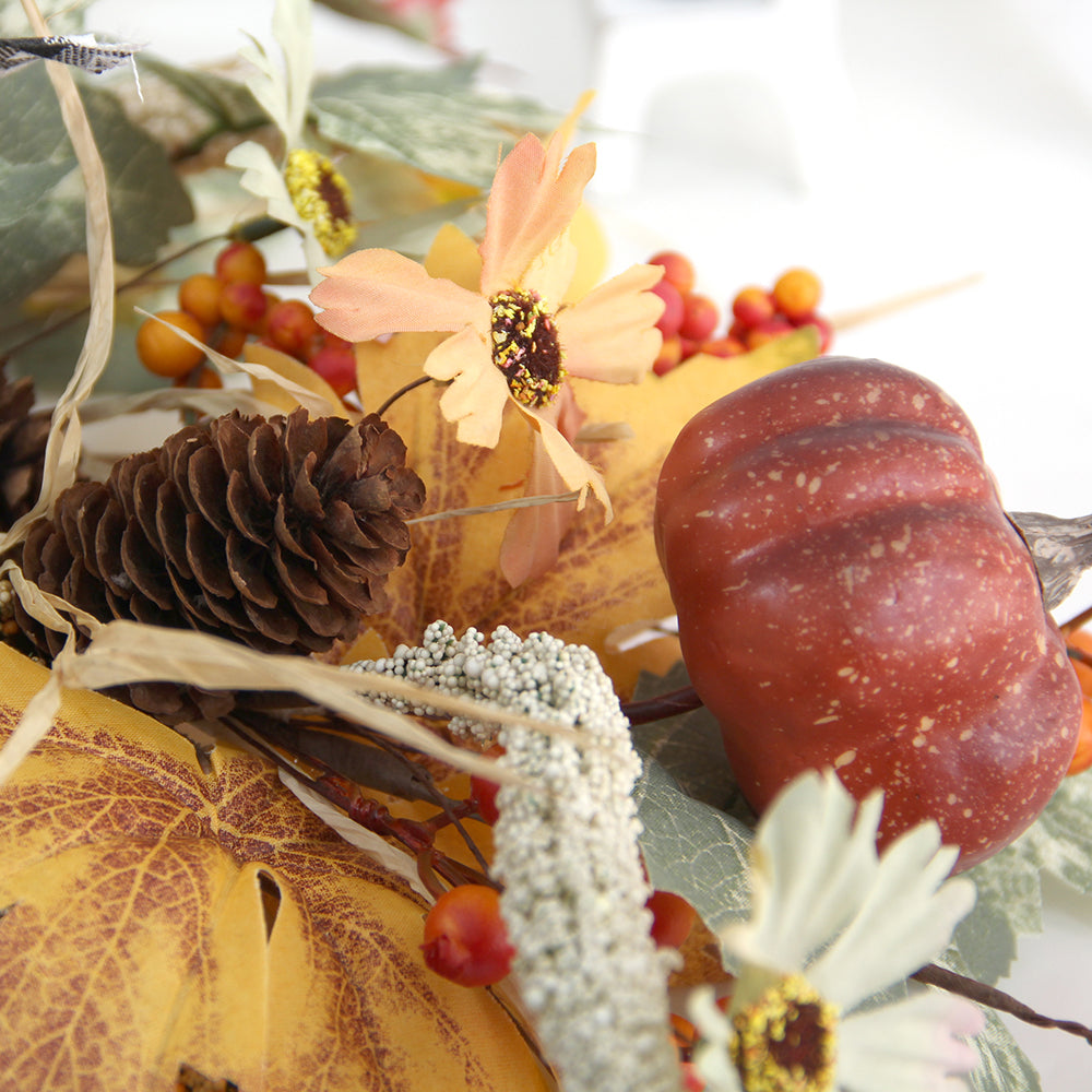 Hot Model Autumn Pumpkin Wreath Front Door DecorationAutumn Wreaths for Front Door