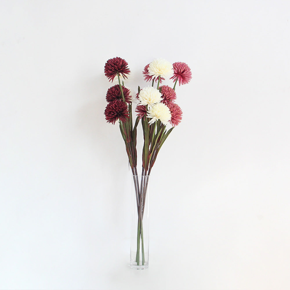 Autumn 3 Head Ball Direct Wholesale Silk Artificial Lily Good Quality Real Touch