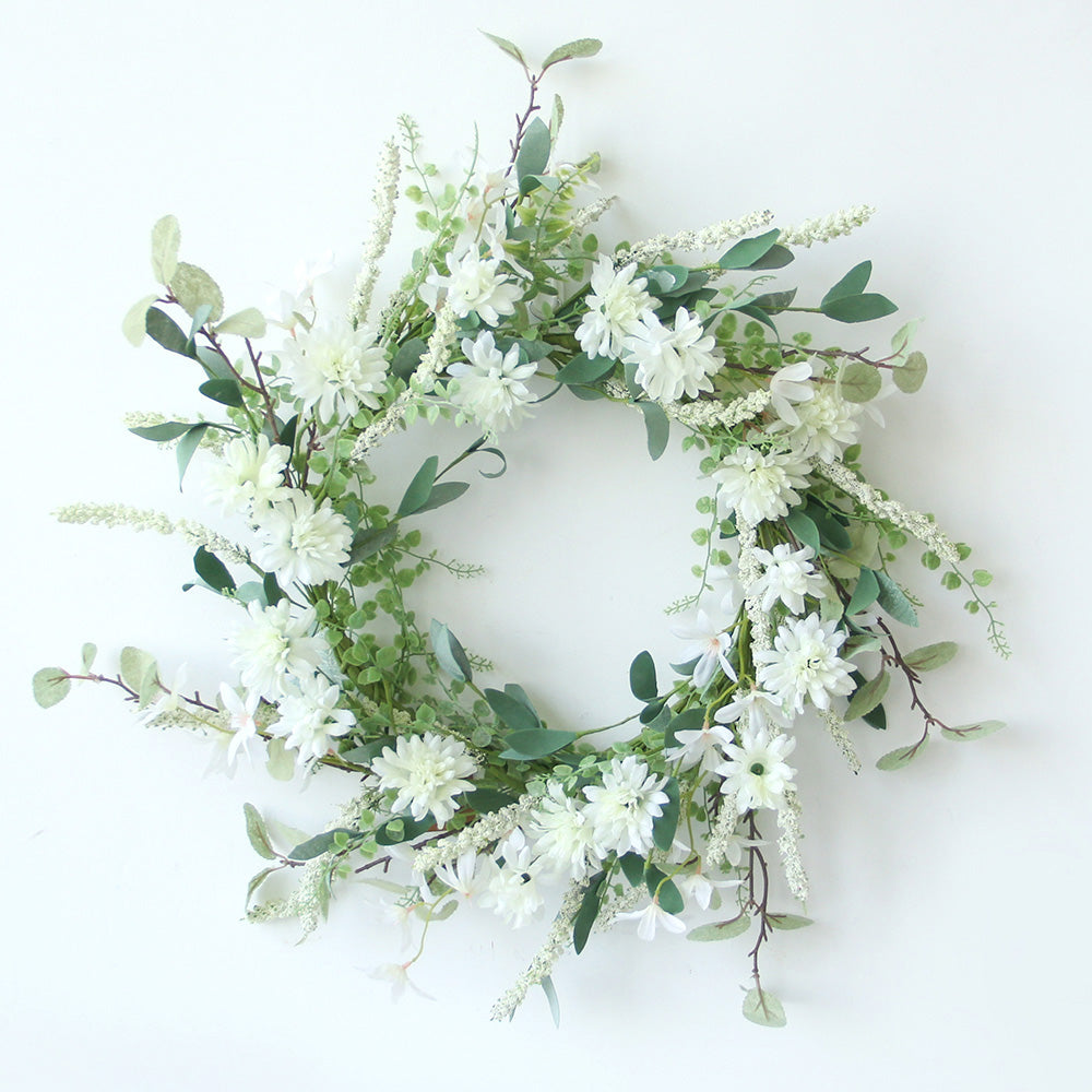 New Design Spring & Summer Wreath Artificial Flowers Home Decoration Silk Flower Wedding Party Everyday Decoration