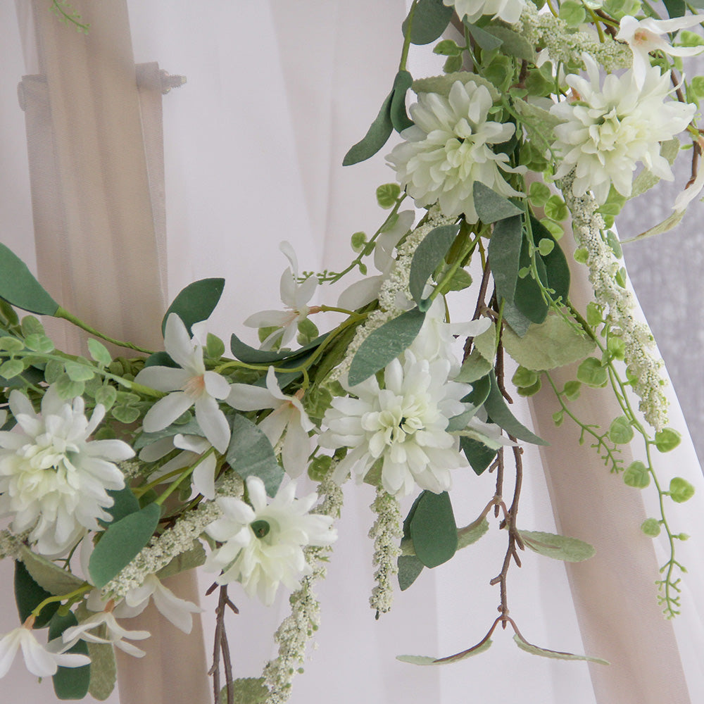 New Design Spring & Summer Wreath Artificial Flowers Home Decoration Silk Flower Wedding Party Everyday Decoration